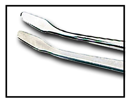 Flat Spade Bent Stamp Tong