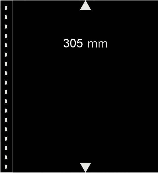 Black 020 1-Pocket Mint Sheet Page