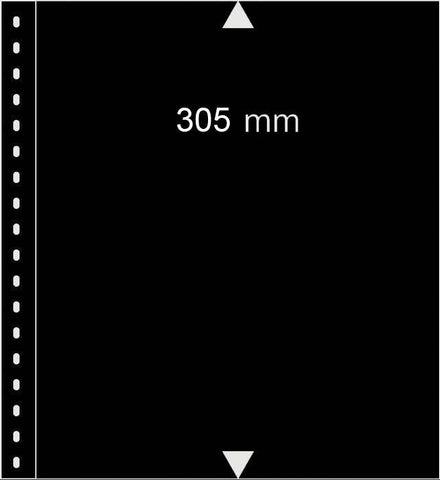 Black 020 1-Pocket Mint Sheet Page