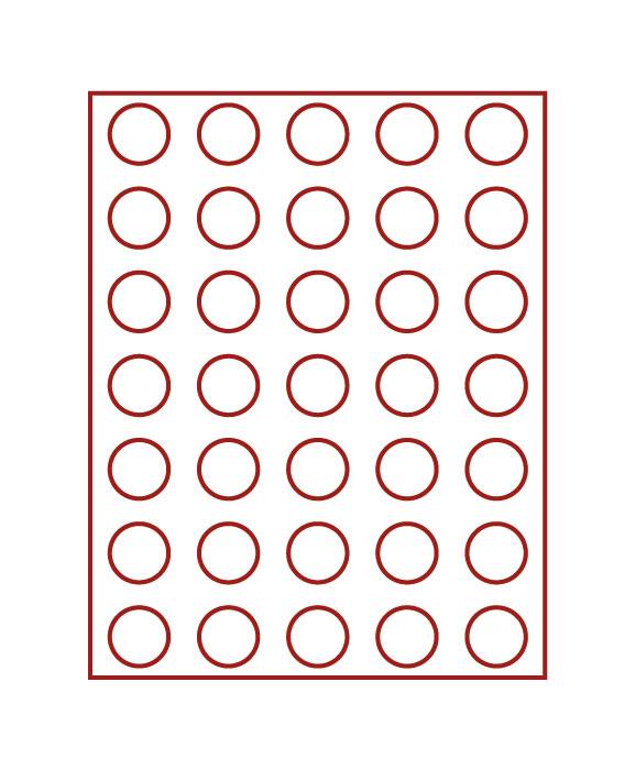 Box for 32.5mm Coins