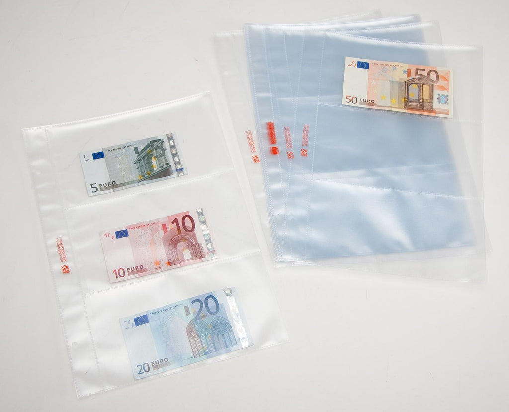 Banknote Page 3-Pocket pack of 10