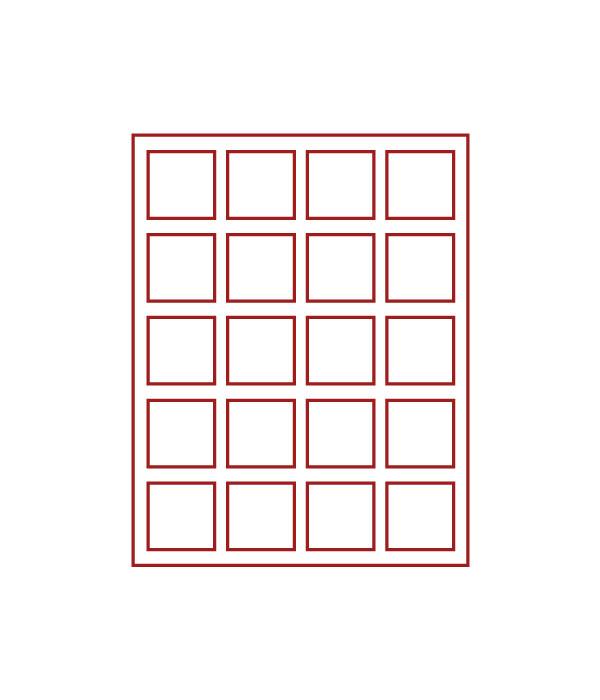 Double Box for 47mm Coins