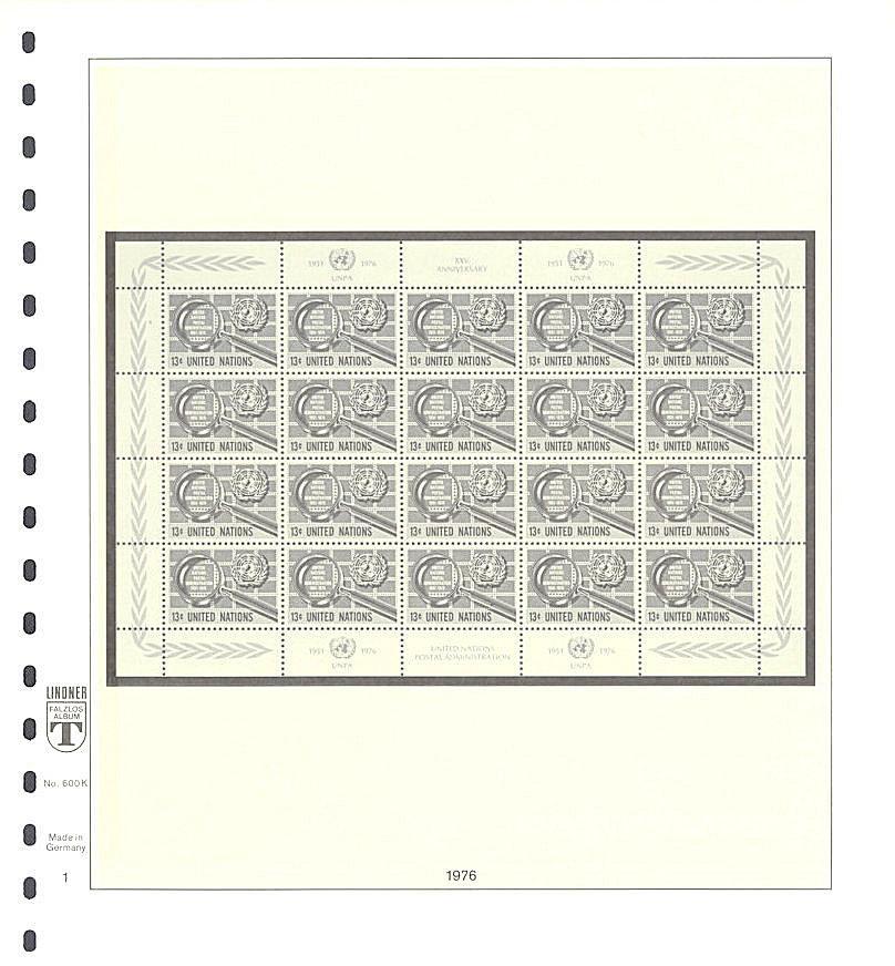 United Nations New York Sheetlets