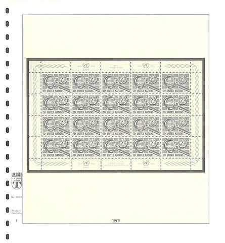 United Nations New York Sheetlets