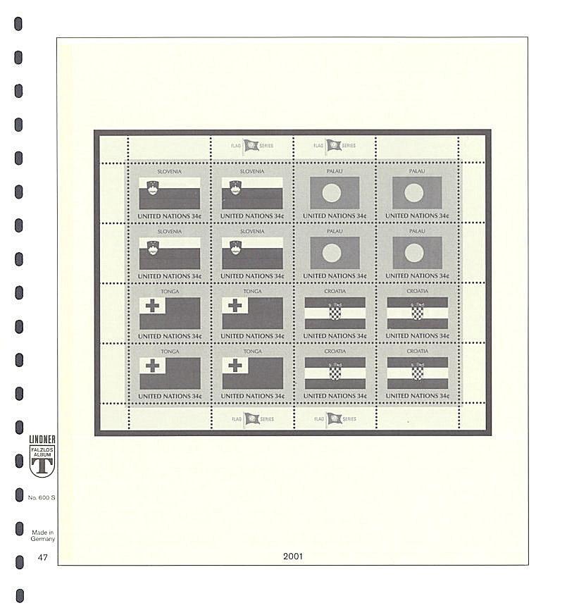 United Nations New York Flag Sheetlets