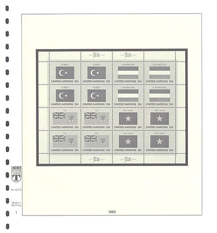 United Nations New York Flag Sheetlets