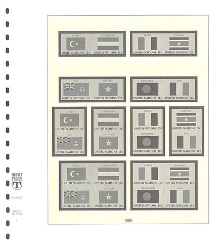 United Nations New York Flag Combinations