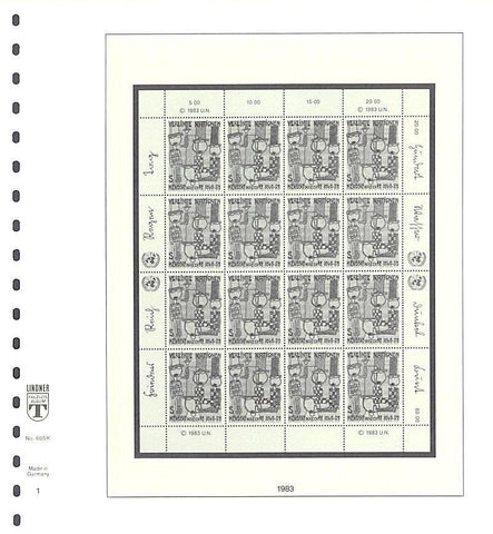 United Nations Vienna Sheetlets