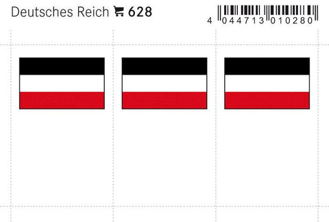 Deutsches Reich Flag Labels