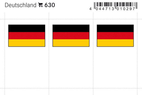 Germany Flag Labels