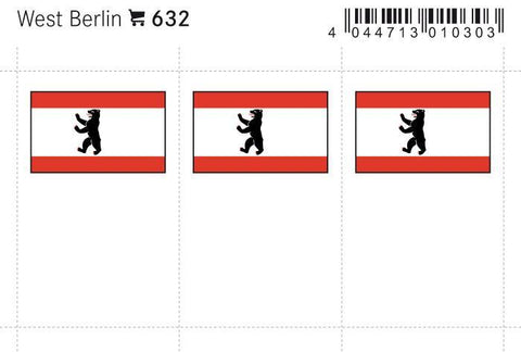 Berlin Flag Labels