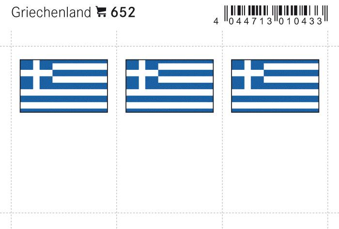 Greece Flag Labels