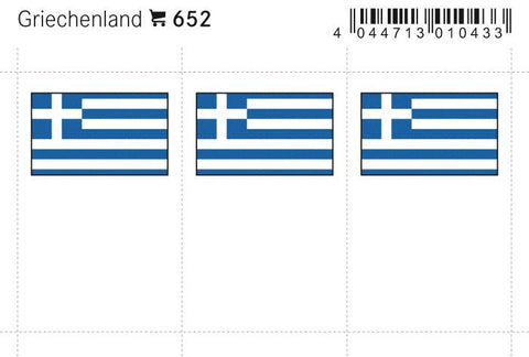Greece Flag Labels