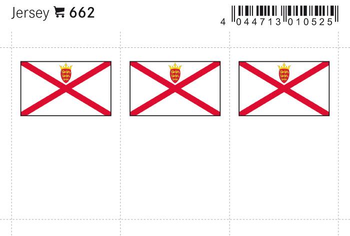 Jersey Flag Labels