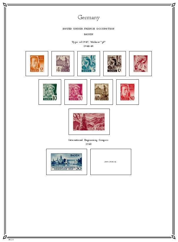 French Colonies, Offices & Europe