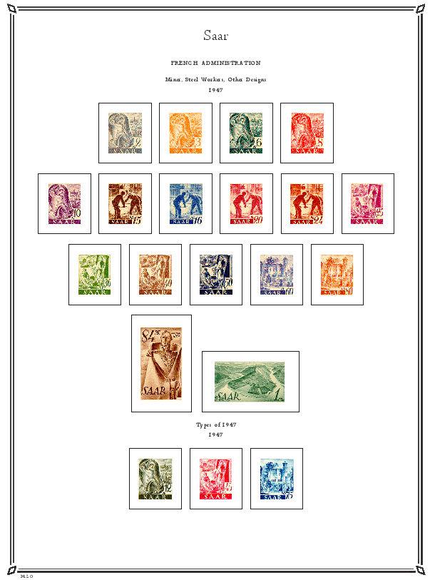 French Colonies, Offices & Europe