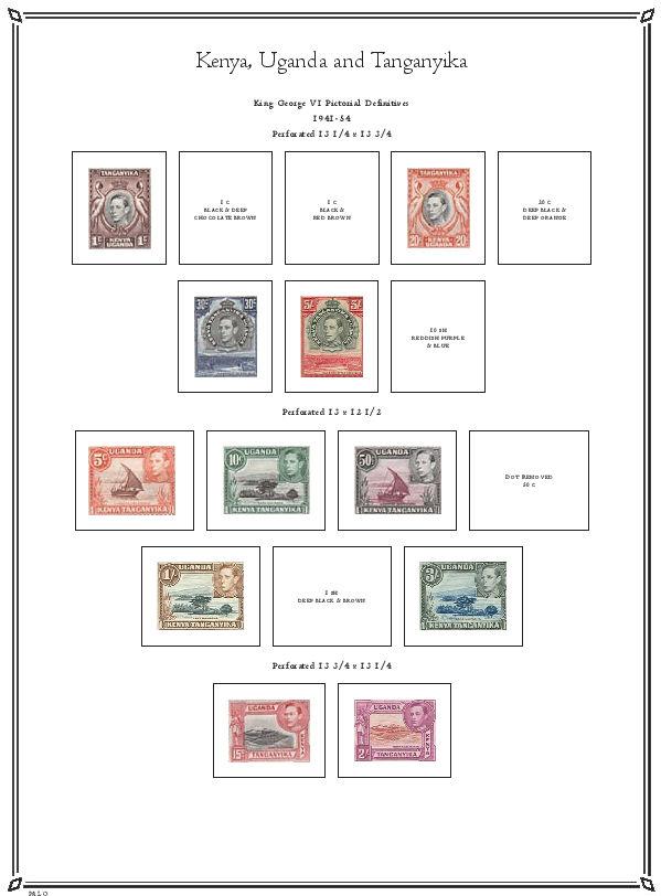 Kenya Uganda Tanganyika