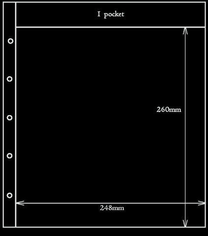 1-Pocket Black Page