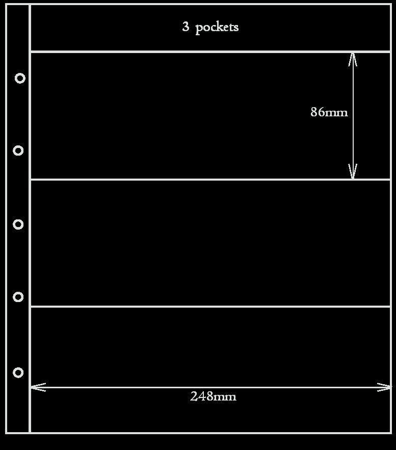3-Pocket Black Page